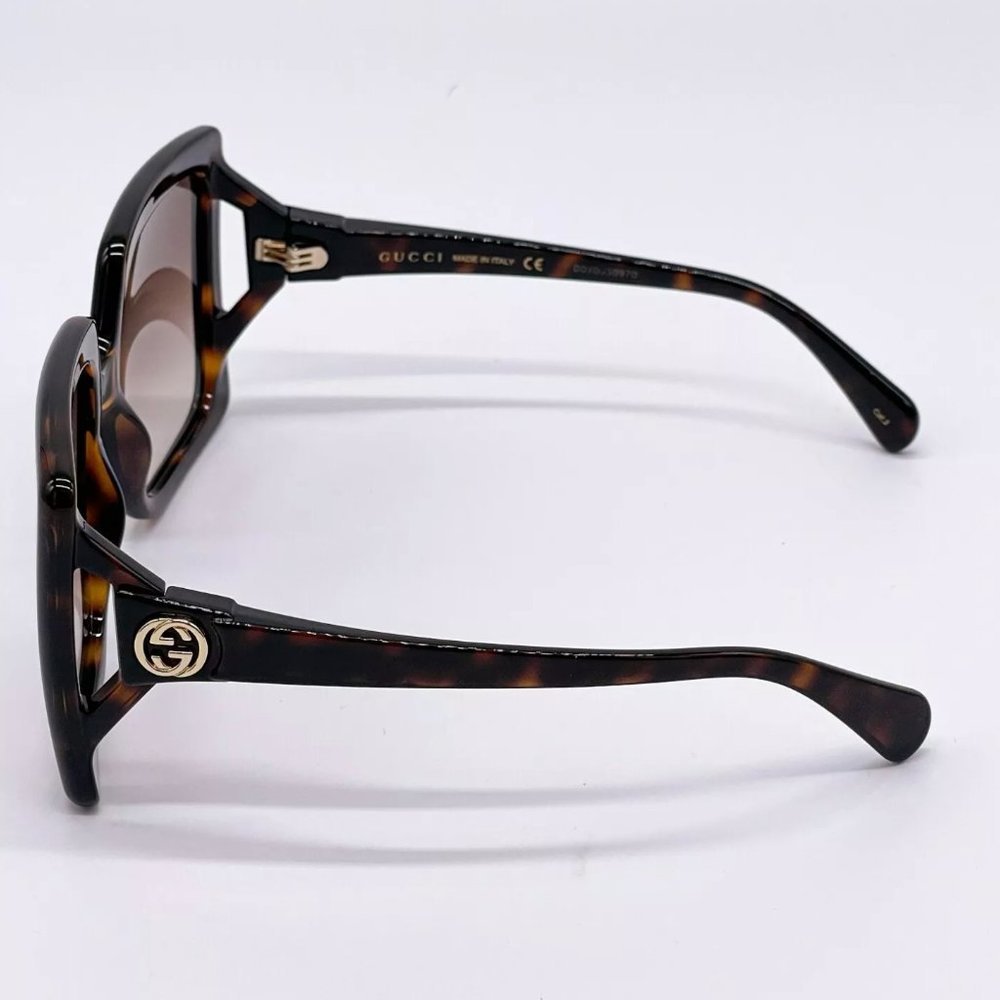 Sale! New Gucci Women's 60mm Havana Brown Sunglasses! - Picture 5 of 7